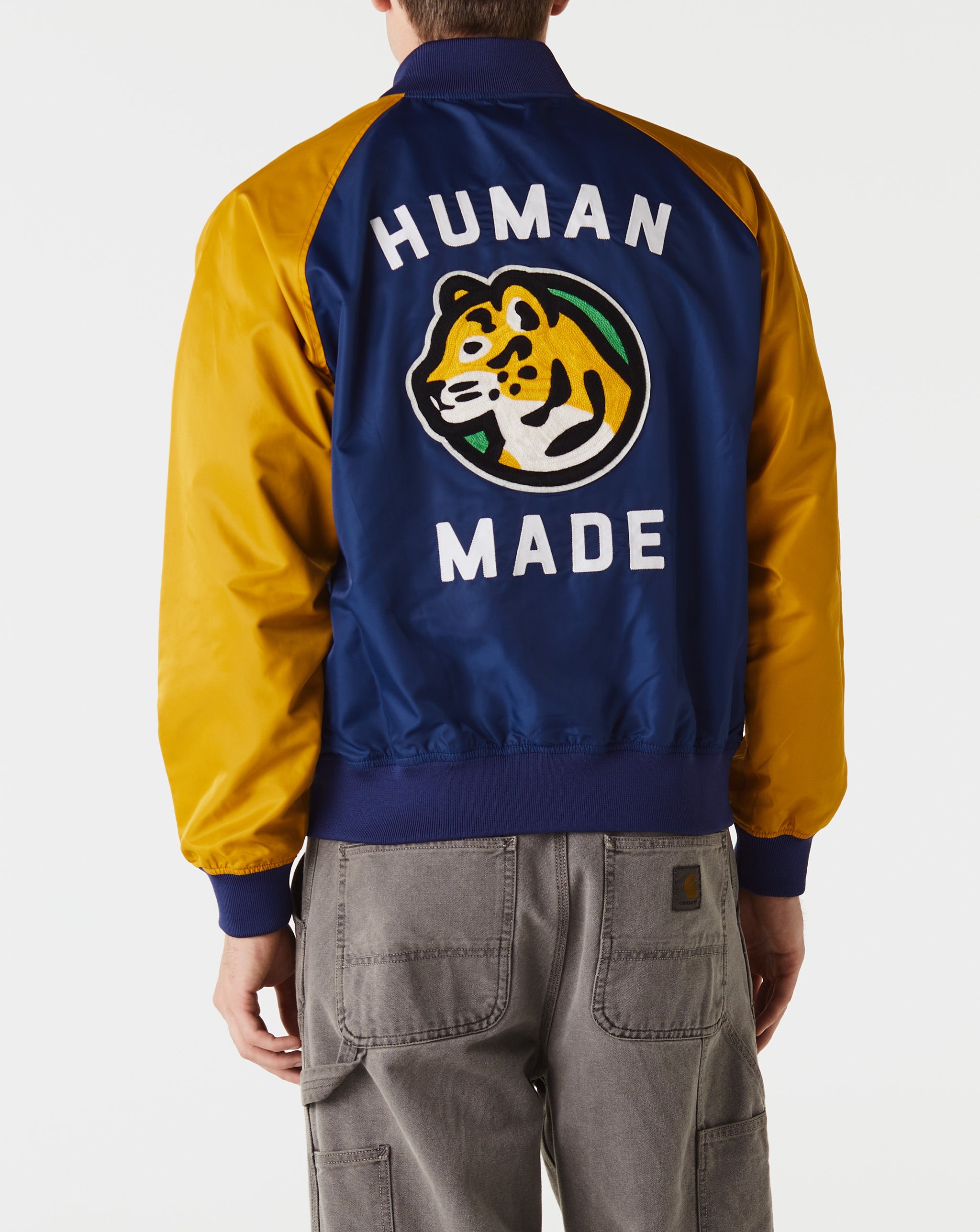 ブランド品専門の スタジャン JACKET STADIUM NYLON MADE HUMAN