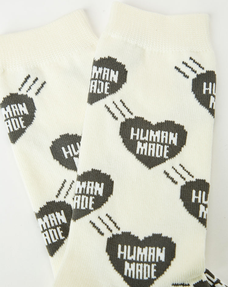 Human Made Heart Socks  - XHIBITION