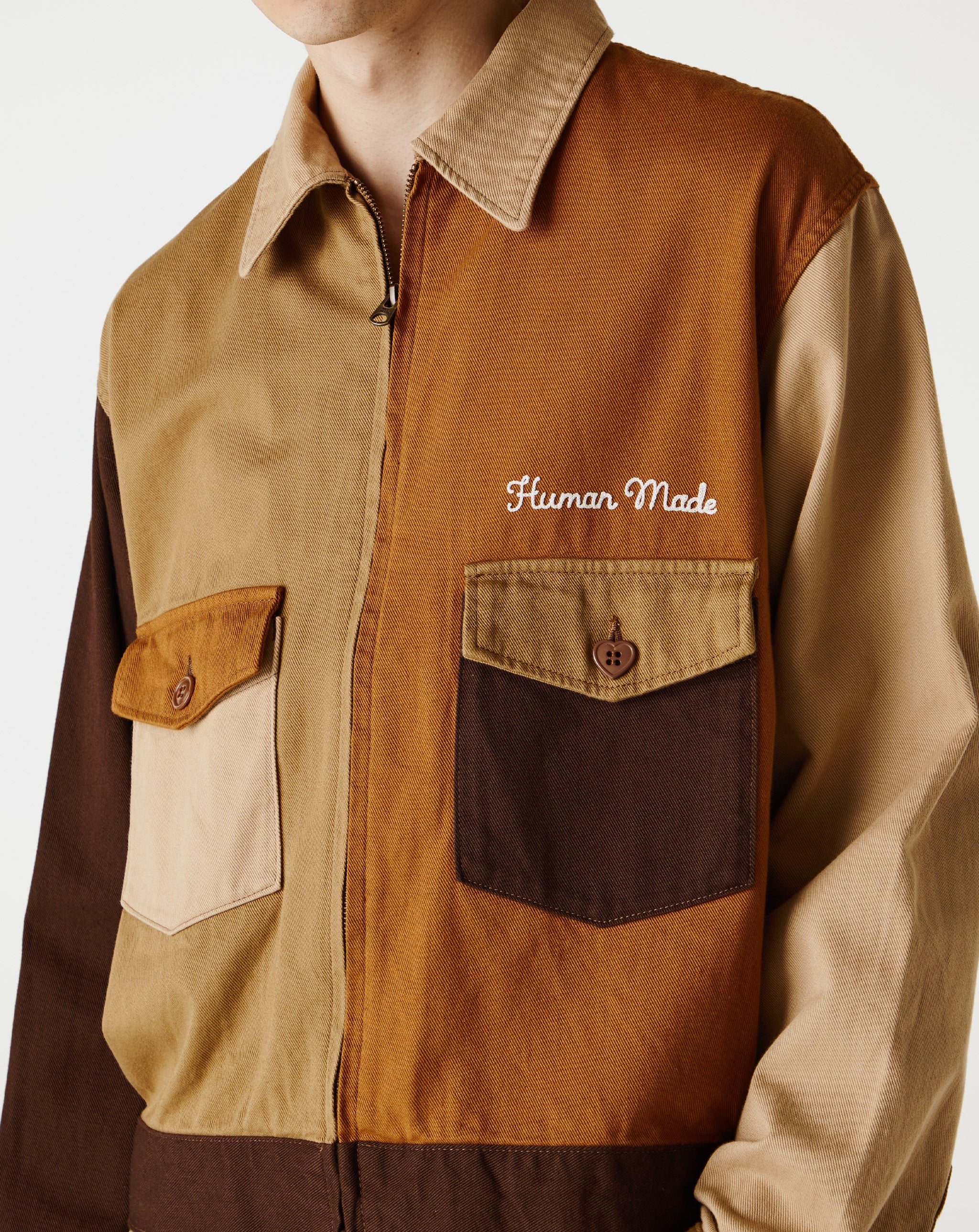 Human Made - Zip-Up Work Jacket - Brown – Xhibition