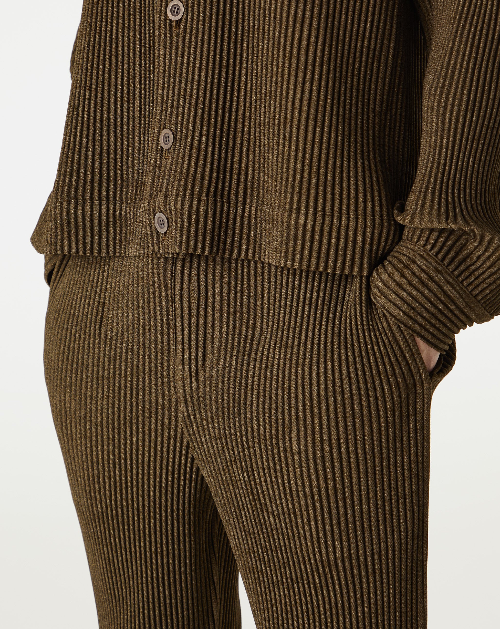 Homme Plissé Issey Miyake Wool Like Light Pants - XHIBITION