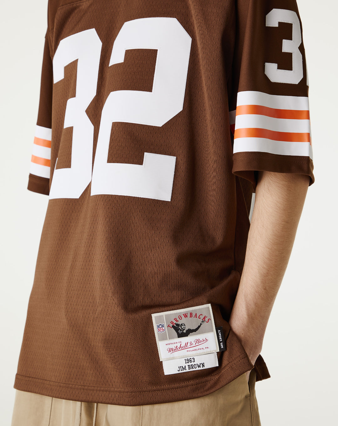 Mitchell & Ness Browns 1963 Jim Brown Jersey - XHIBITION