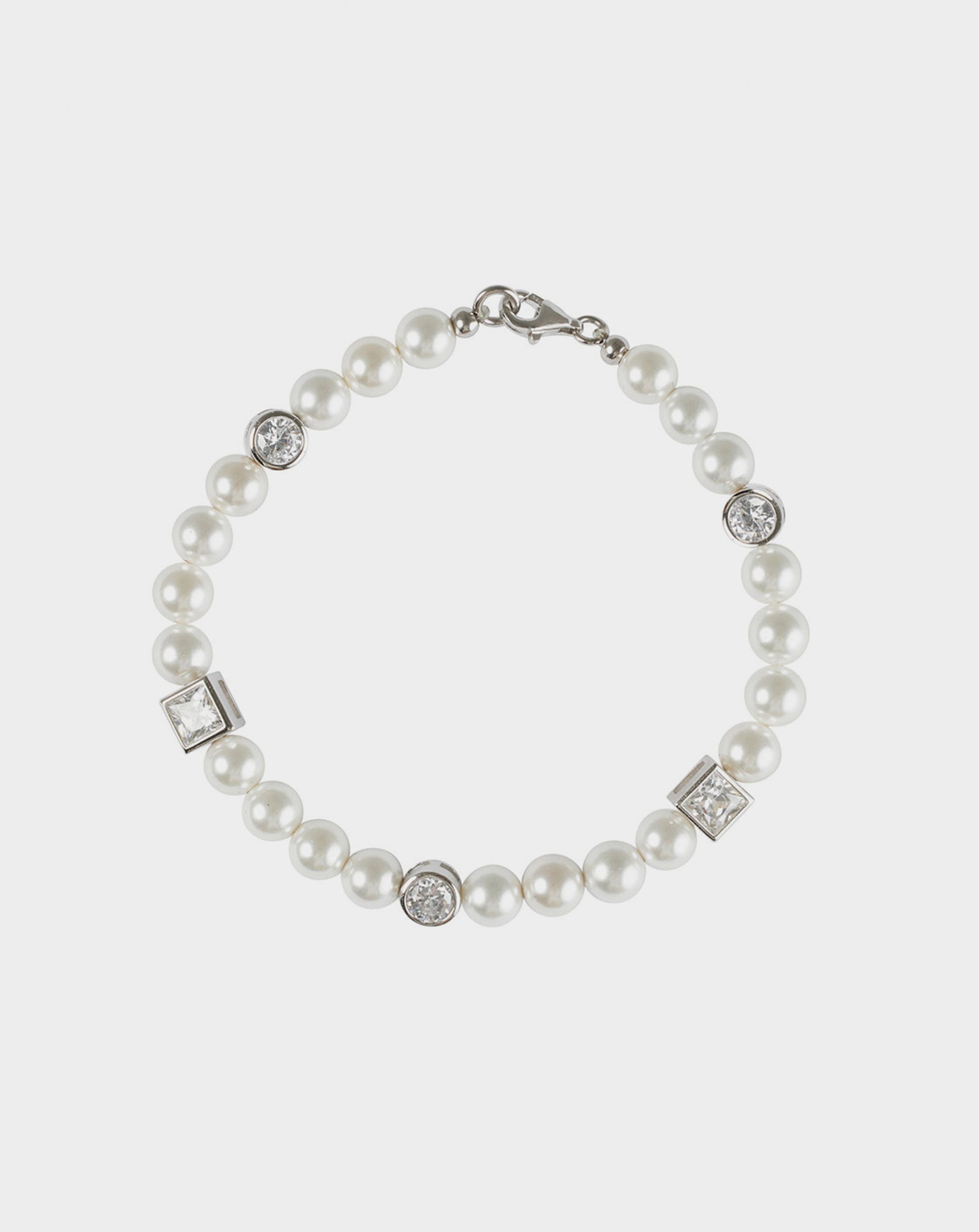 Serge DeNimes Silver Regal Pearl Bracelet - XHIBITION