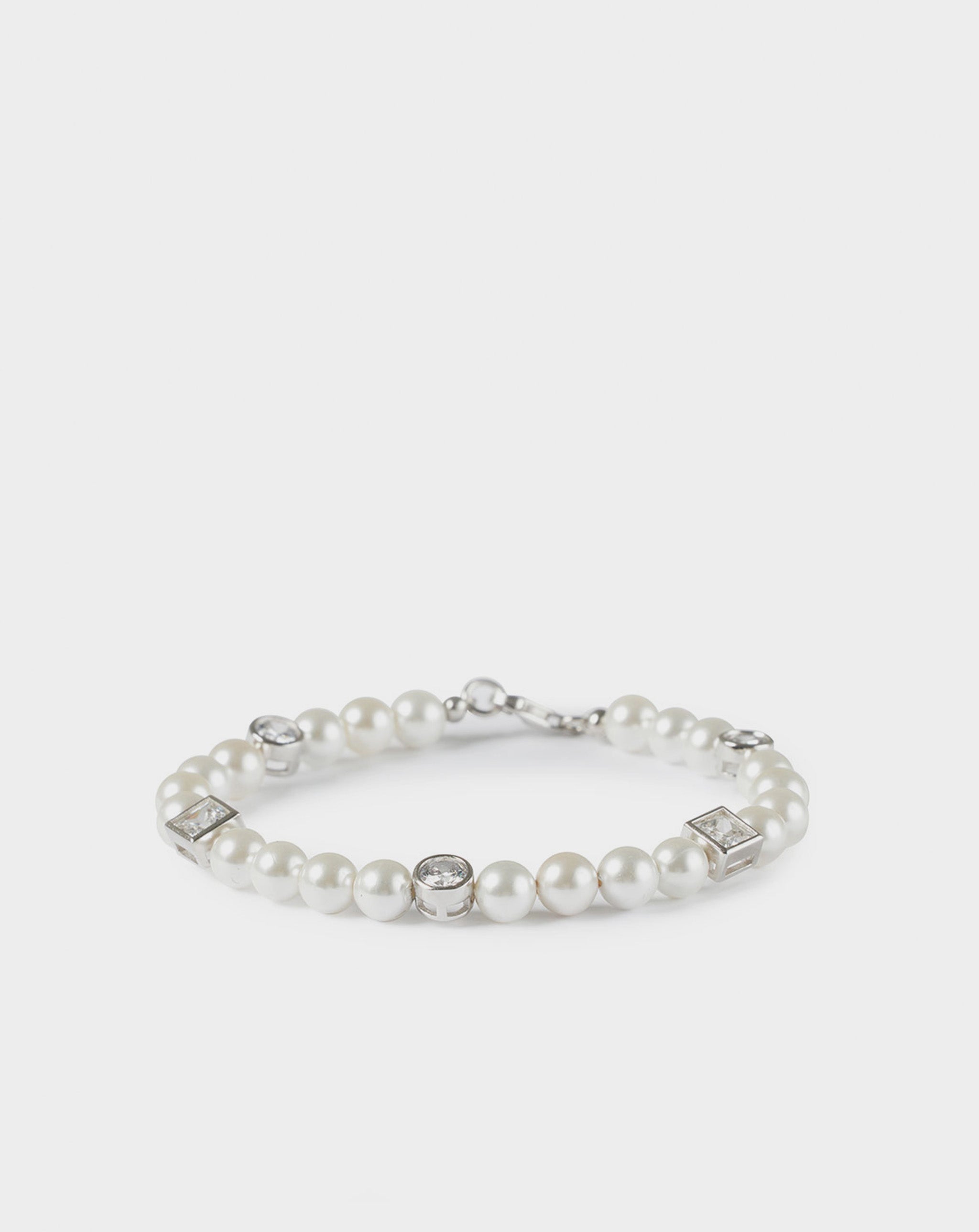 Serge DeNimes Silver Regal Pearl Bracelet - XHIBITION