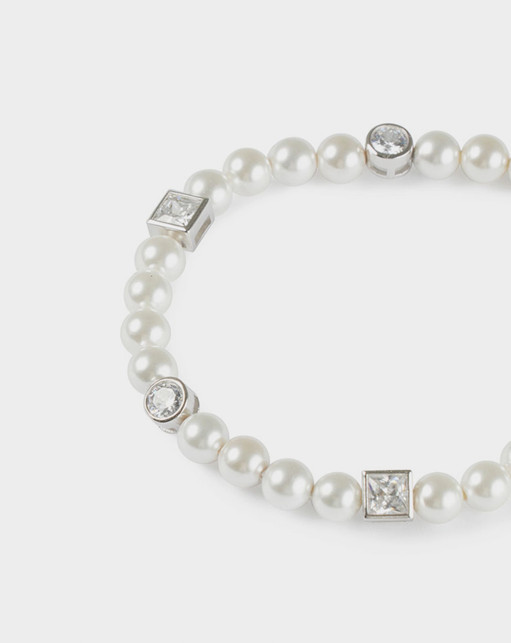 Serge DeNimes Silver Regal Pearl Bracelet - XHIBITION