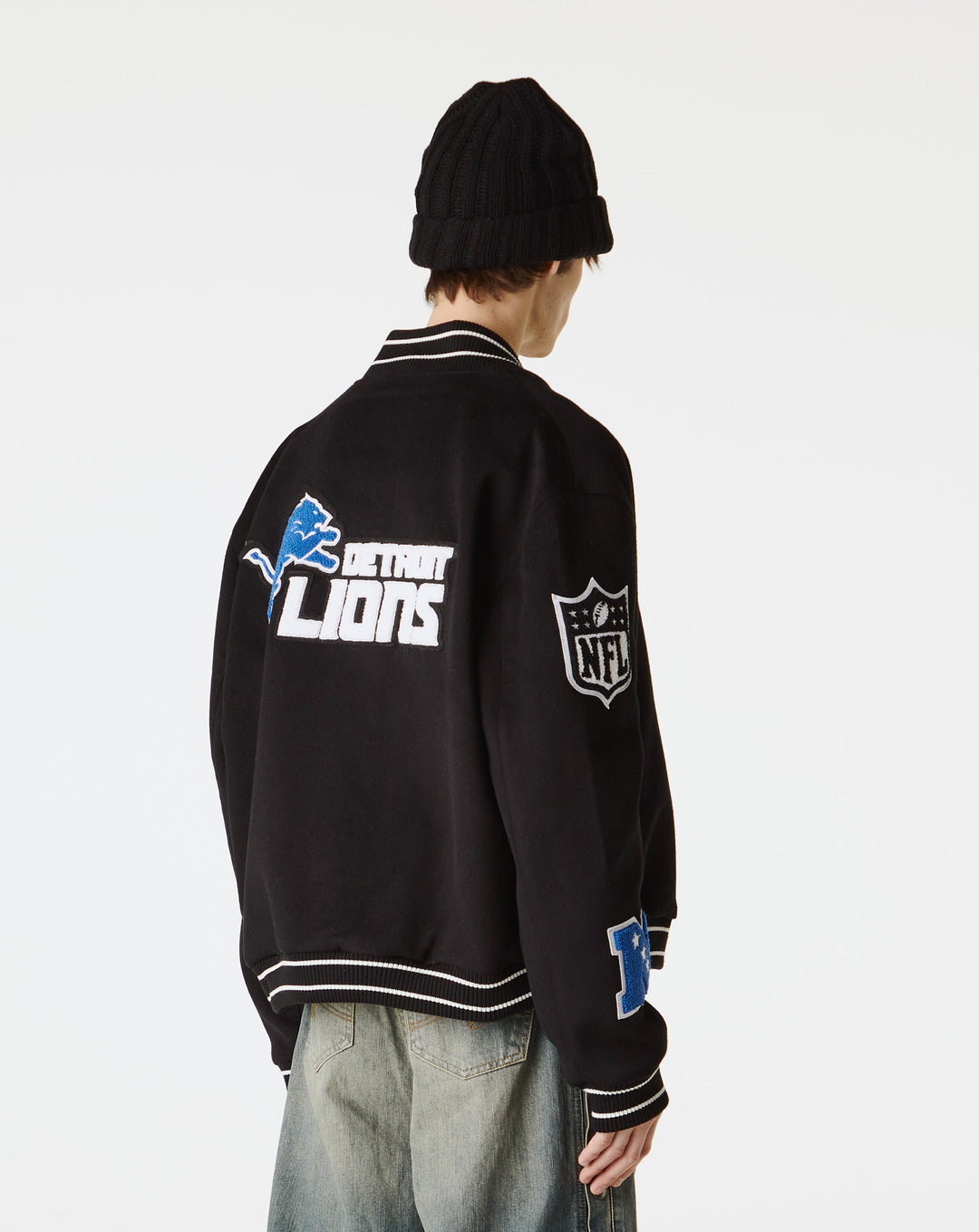 Jeff Hamilton Lions Black Wool Varsity Jacket - XHIBITION