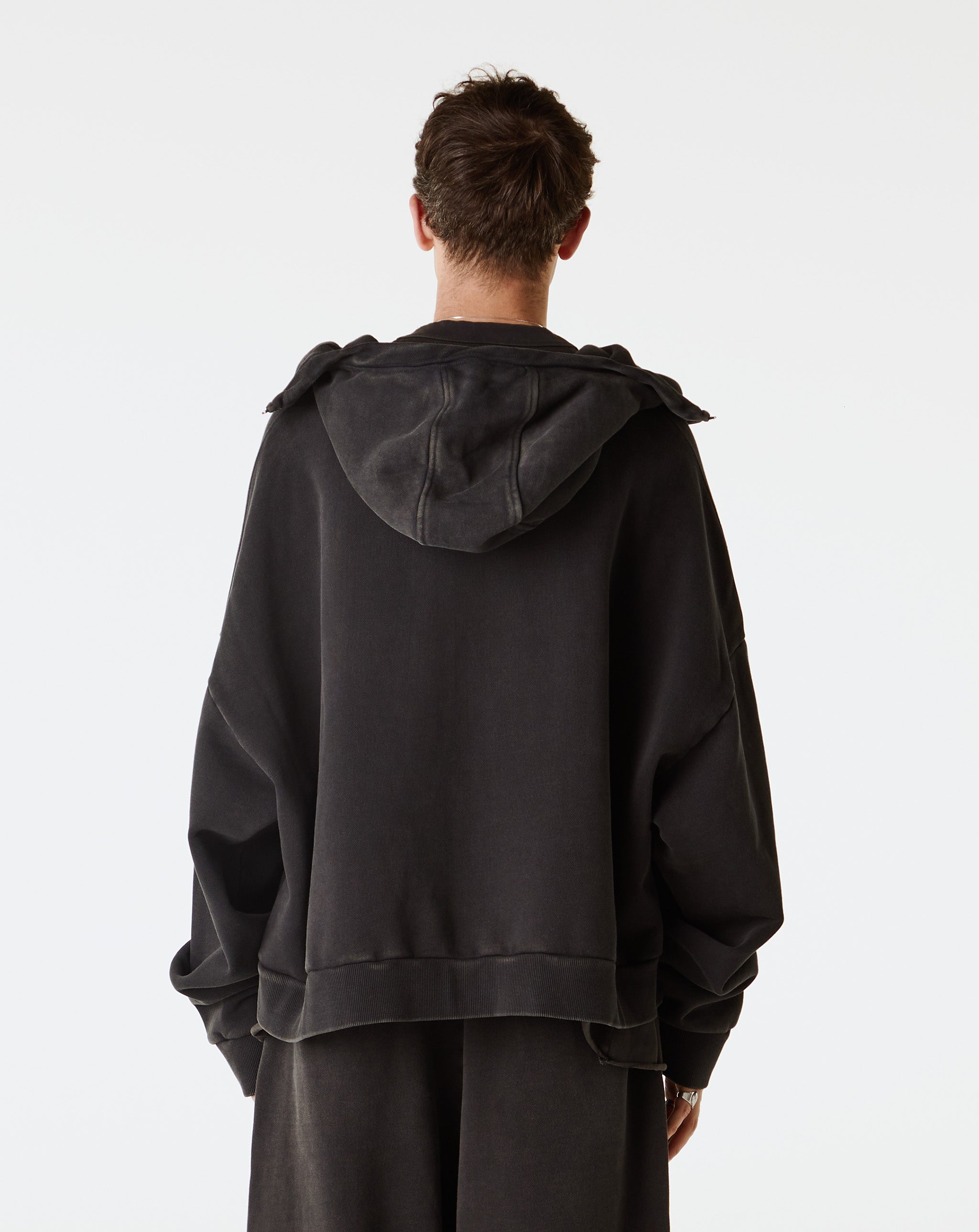 Entire Studios - Full Zip Hoodie - Washed Black – Xhibition