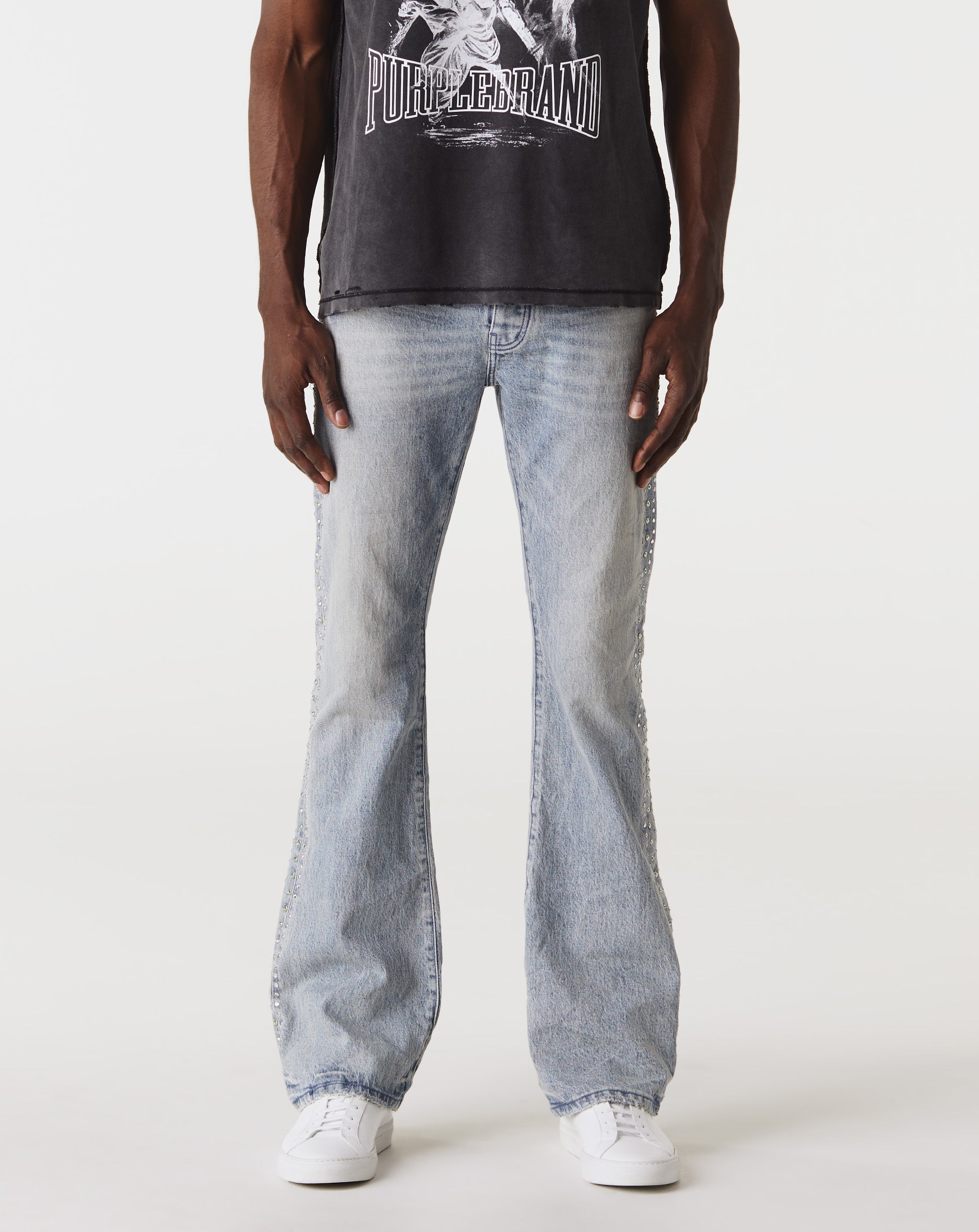 Purple Brand Flare jeans logo-patch  - Cheap Urlfreeze Jordan outlet