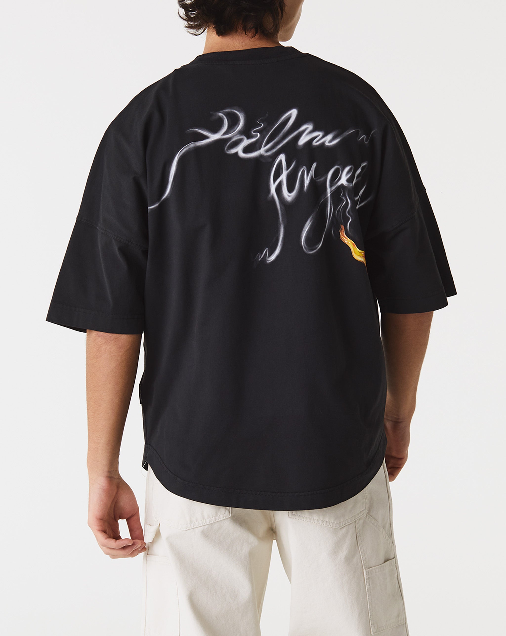 Palm Angels PA Monogram cotton shirt - Black