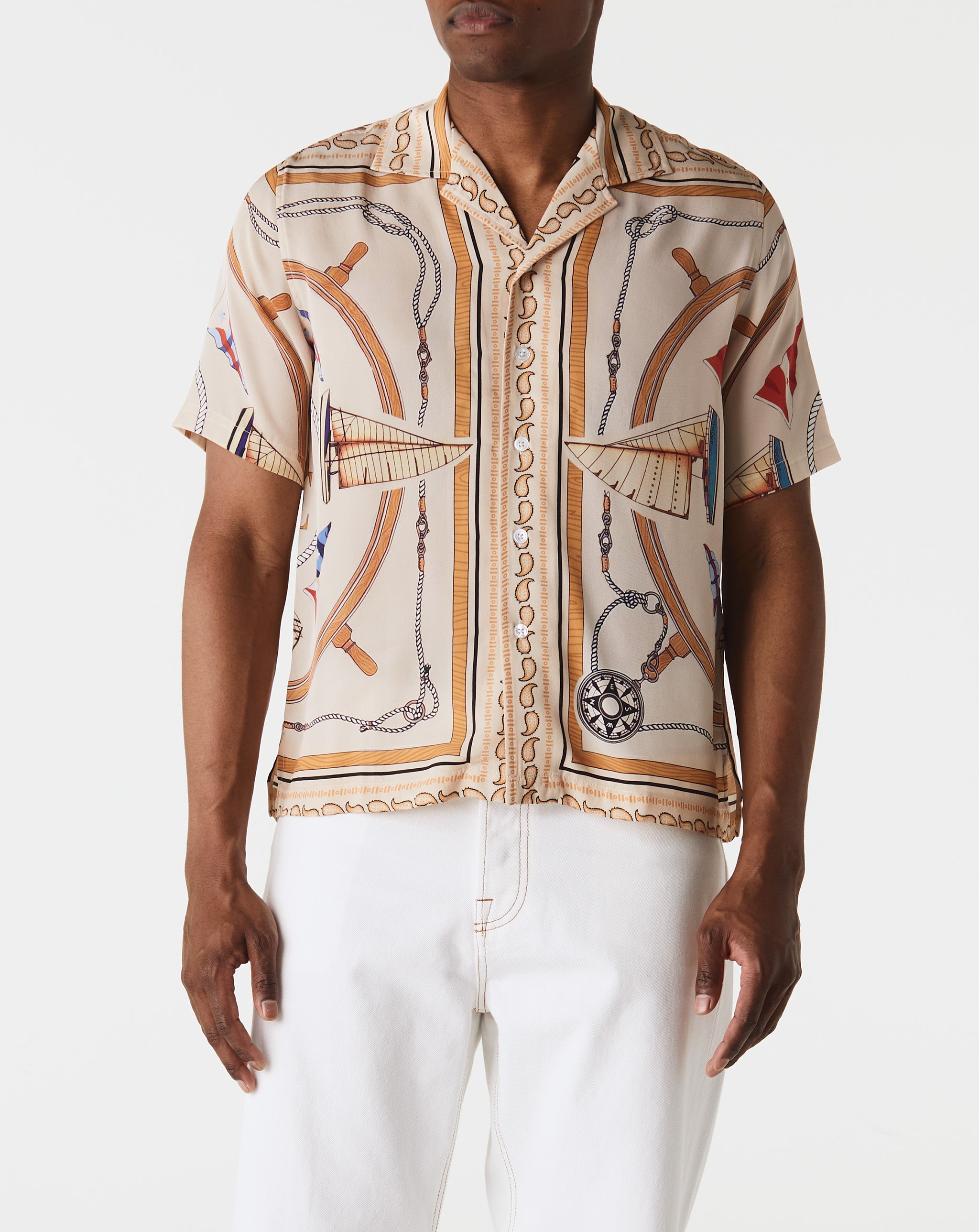 Rhude Rhude Nautica Silk Shirt  - Cheap Atelier-lumieres Jordan outlet