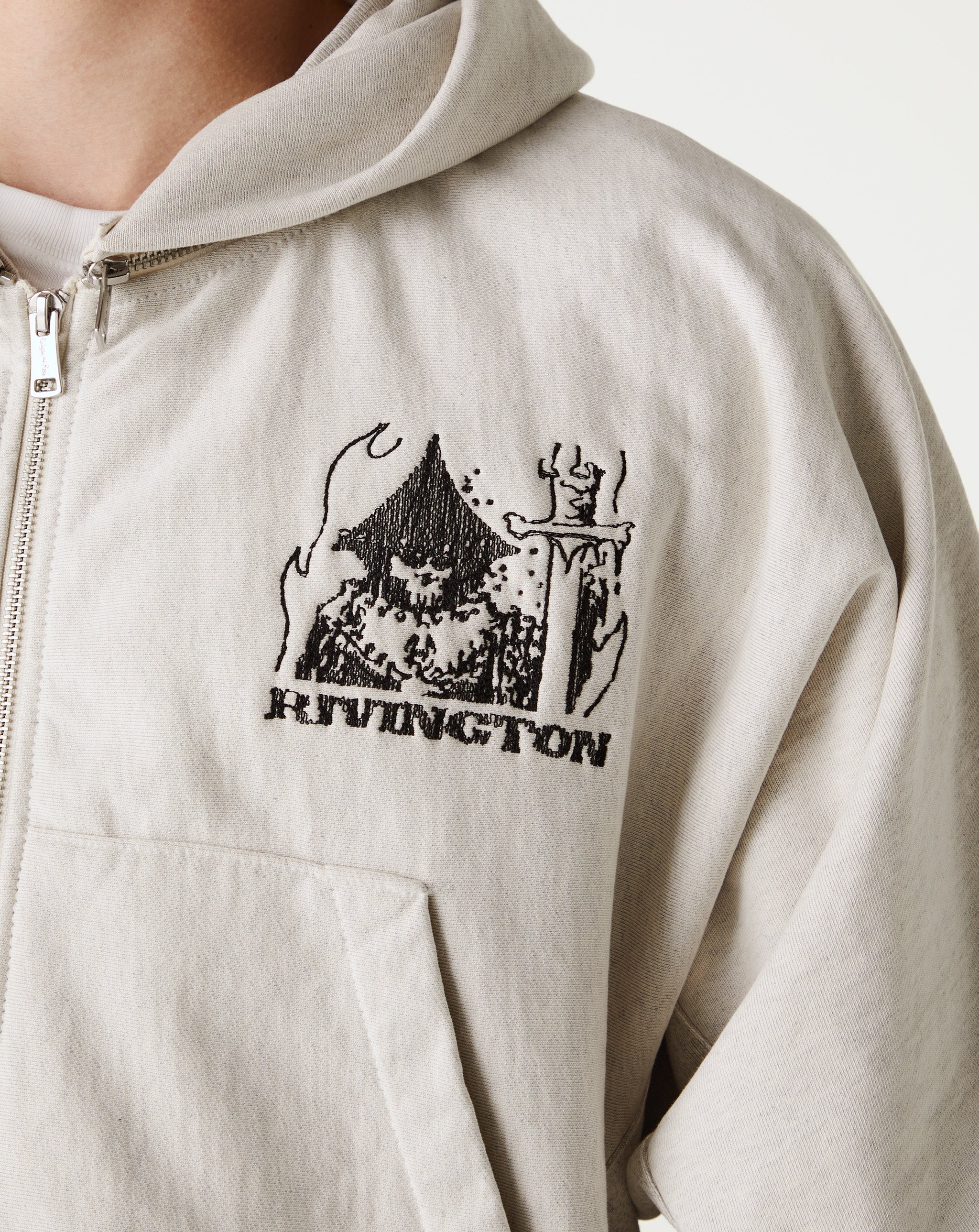 RIVINGTON roi Rebis Rose Zip Hoodie  - XHIBITION