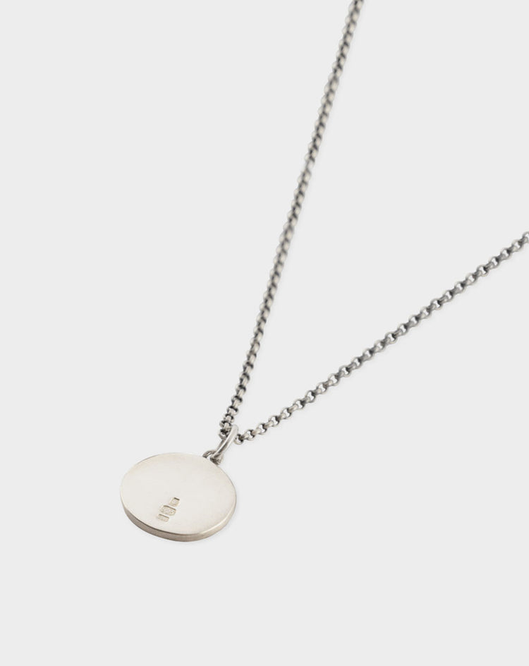 Serge DeNimes Silver Minimal Hallmark Necklace - XHIBITION