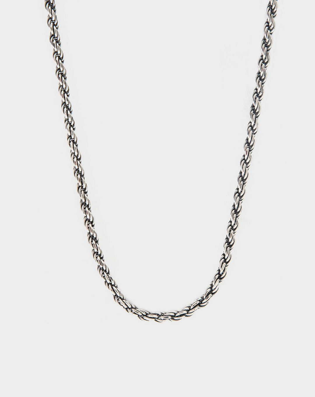 Serge DeNimes Silver Rope Necklace - XHIBITION