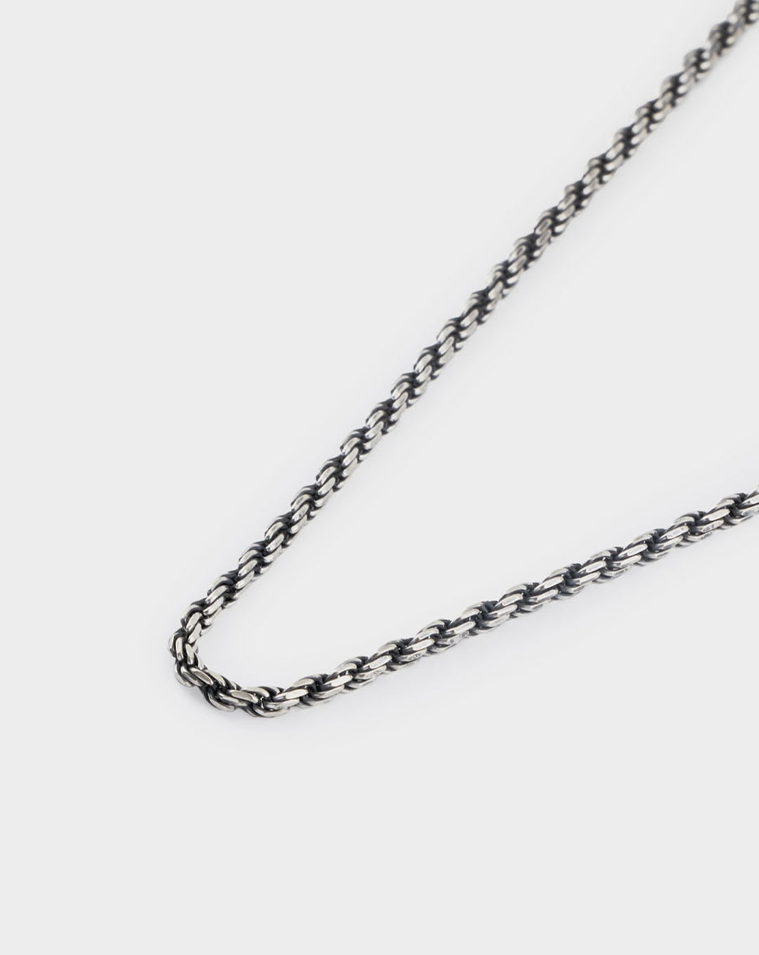 Serge DeNimes Silver Rope Necklace - XHIBITION