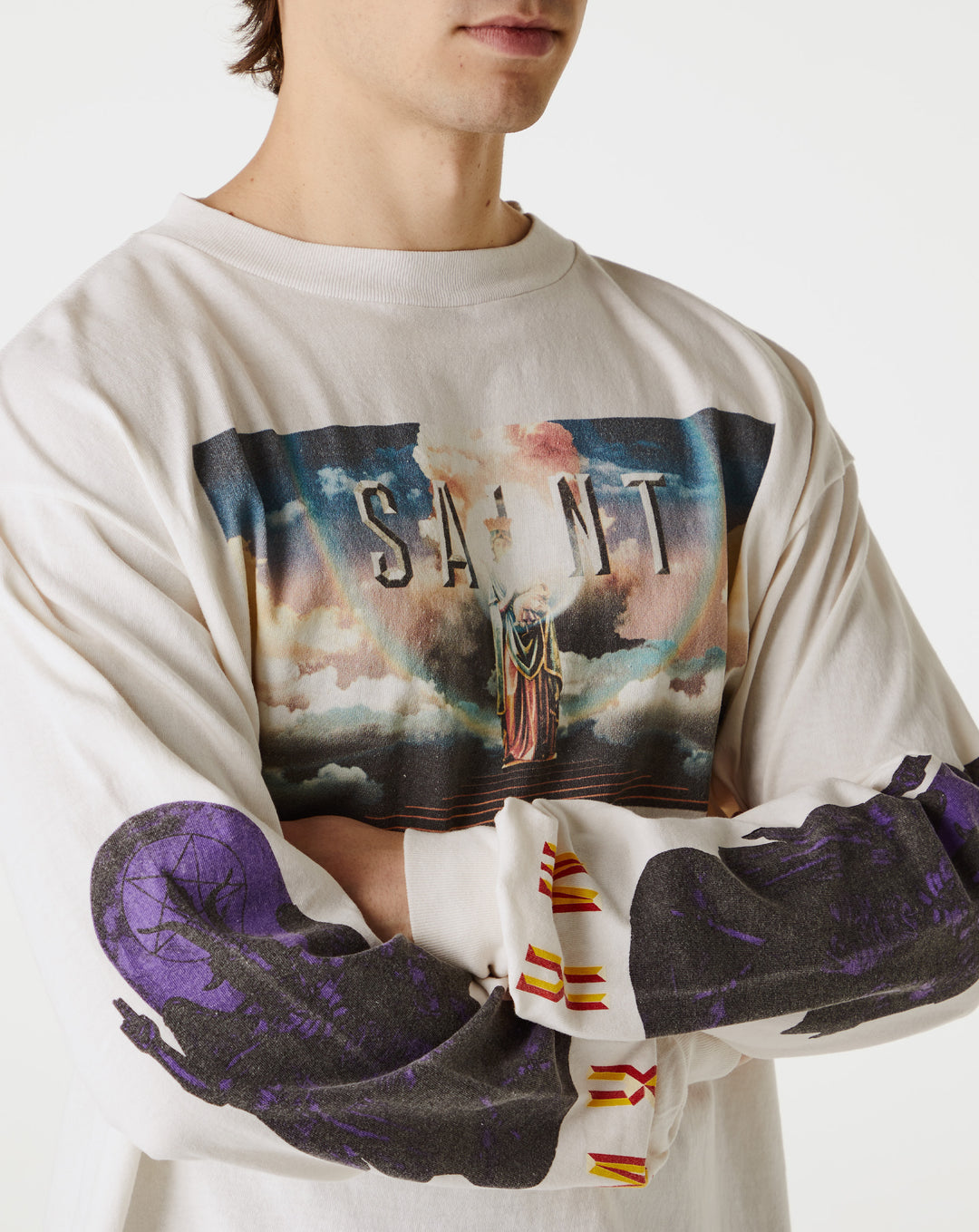 SAINT Mxxxxxx Saint Pictures Long Sleeve T-Shirt - XHIBITION