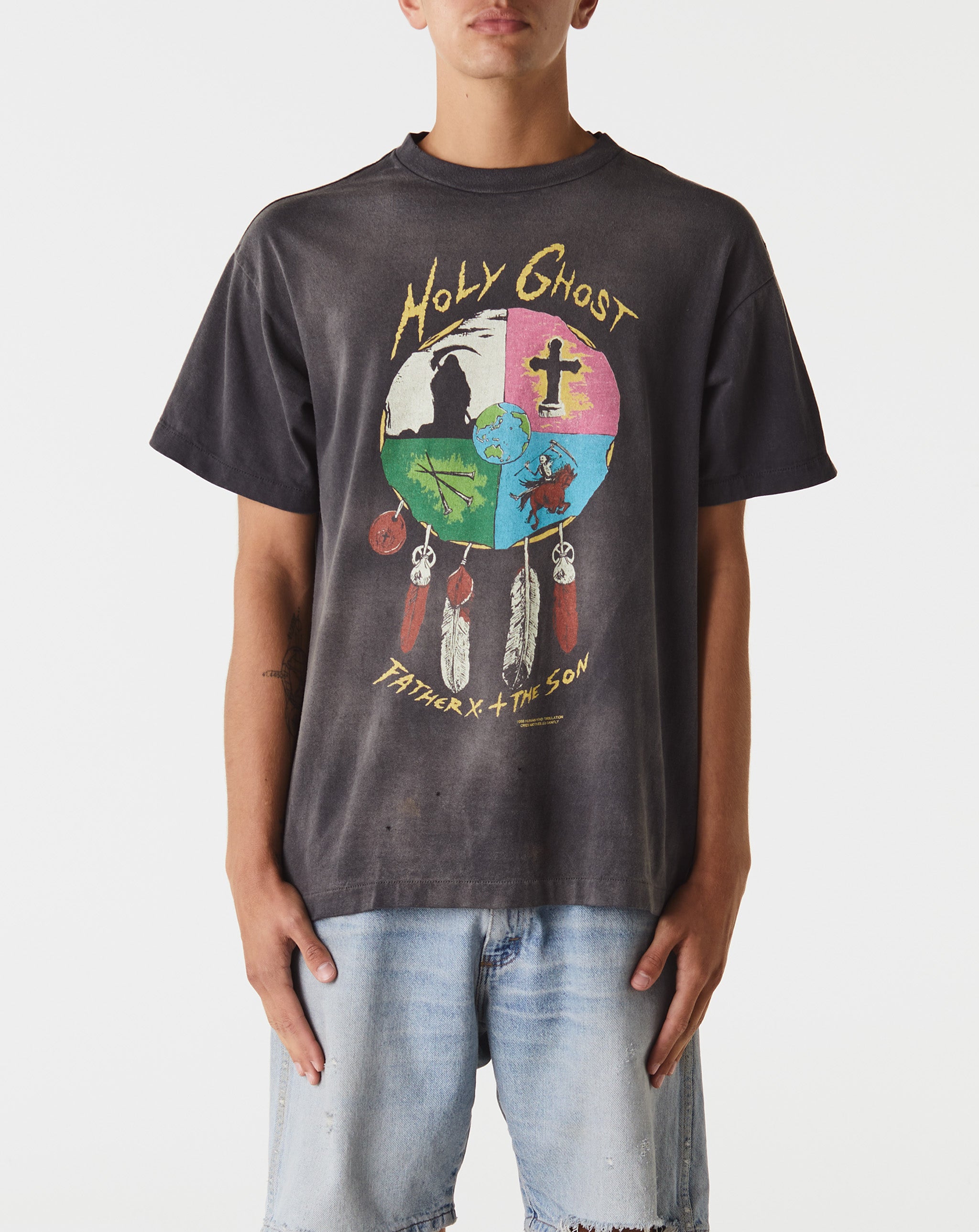 Saint Michael Holy Ghost T-Shirt  - Cheap Urlfreeze Jordan outlet