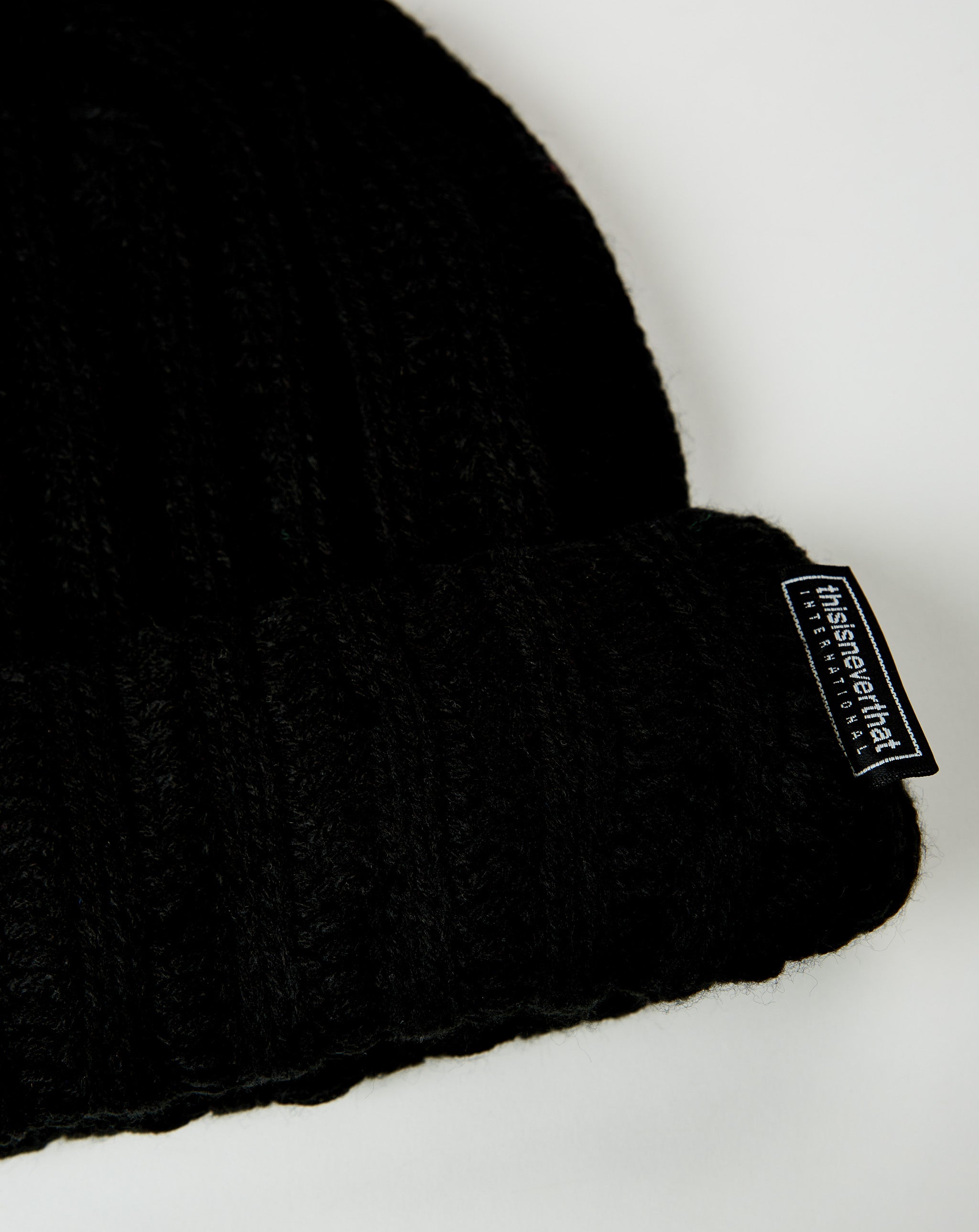 thisisneverthat Low Gauge Ribbed Beanie - XHIBITION