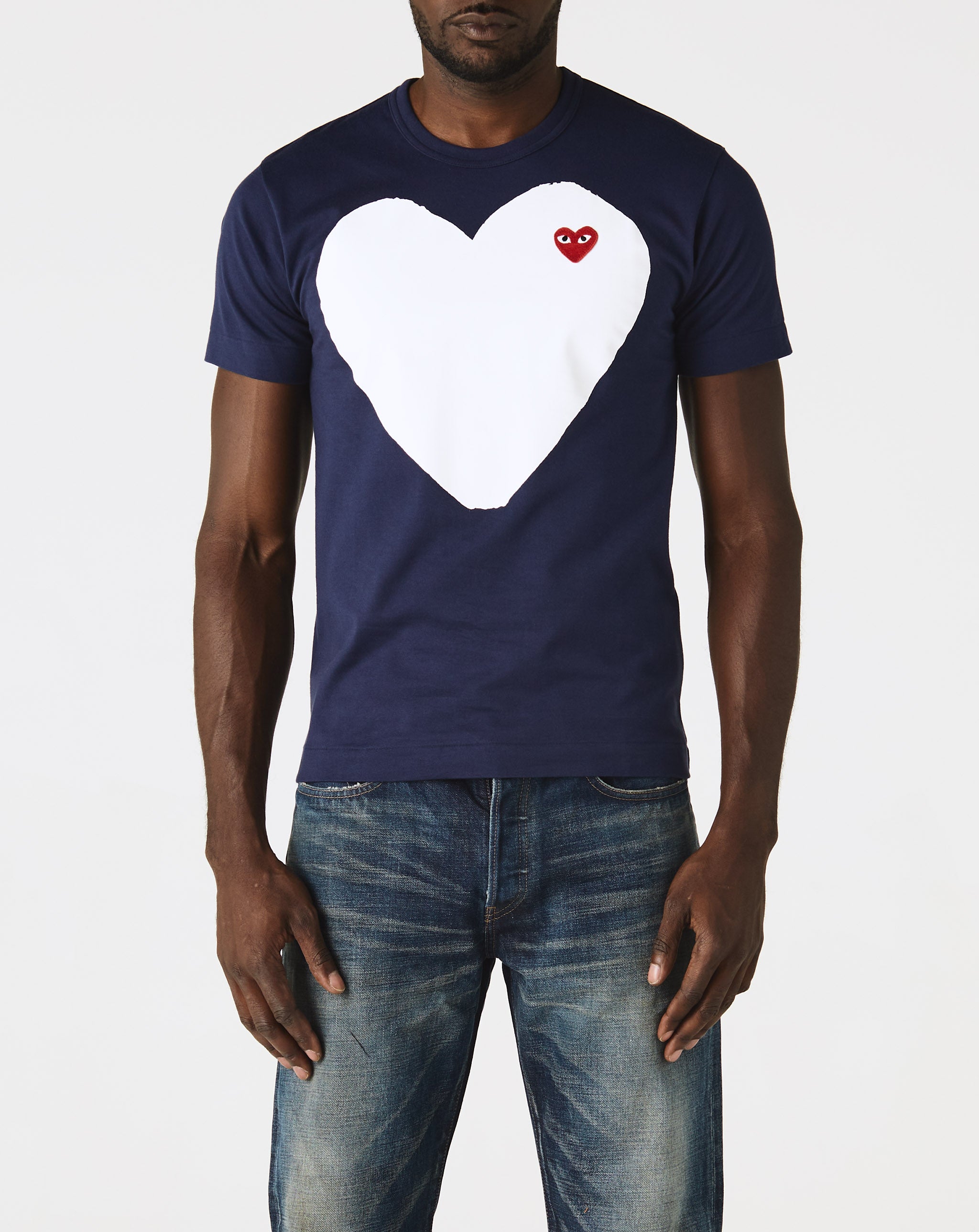 Comme des Garcons PLAY Big White Heart T-Shirt  - XHIBITION