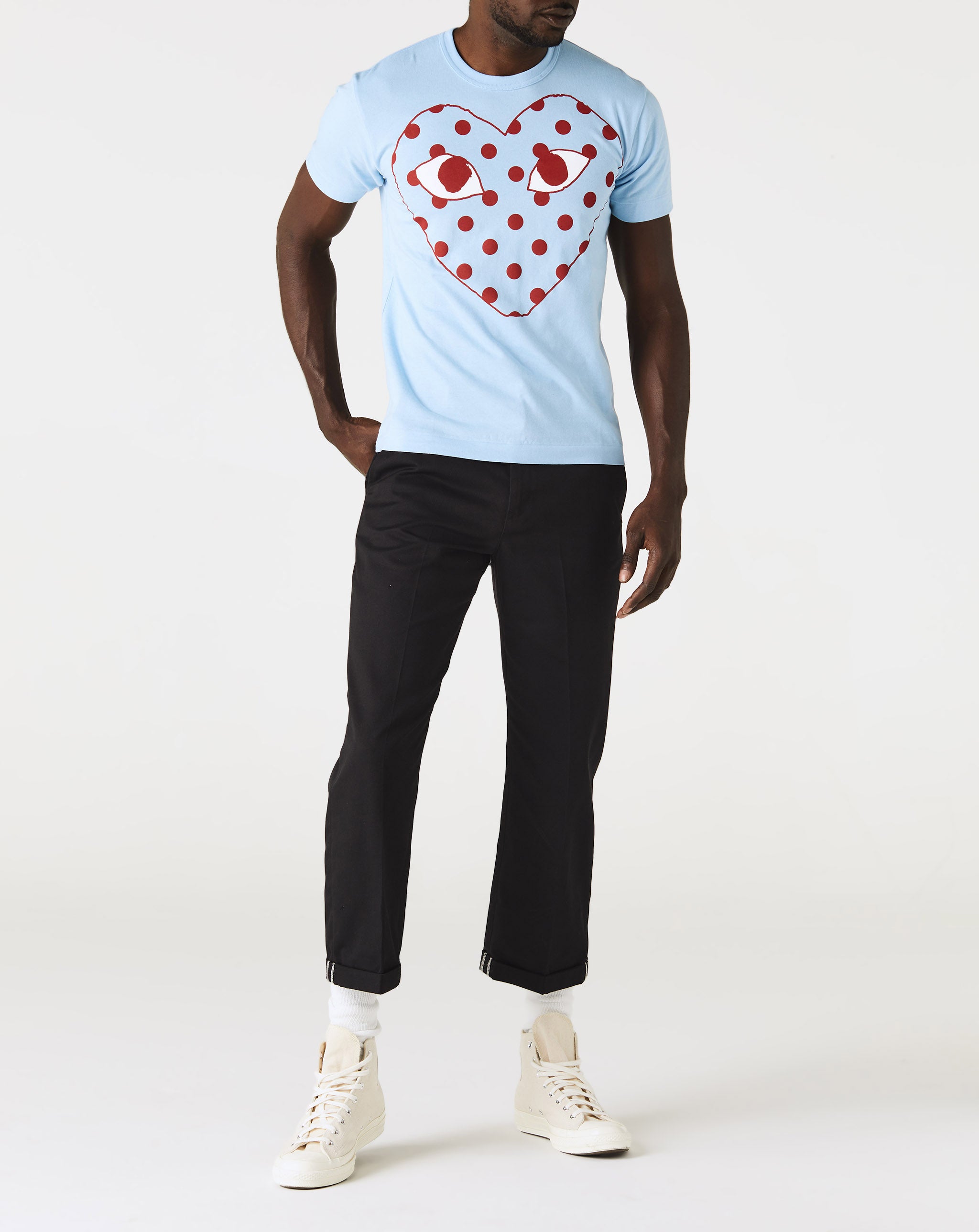 Comme des Garcons PLAY Big Polka Dot Heart T-Shirt  - XHIBITION