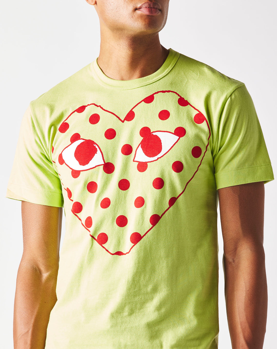 Comme des Garcons PLAY Big Polka Dot Heart T-Shirt  - XHIBITION